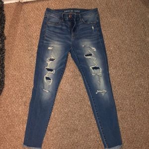 American Eagle ripped jeans